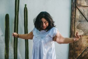 Latina Woman Dancing.